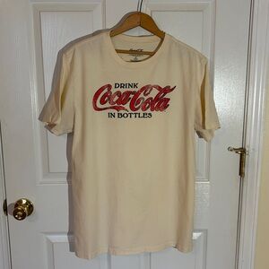 Coca-Cola Men's T-shirt in Cream